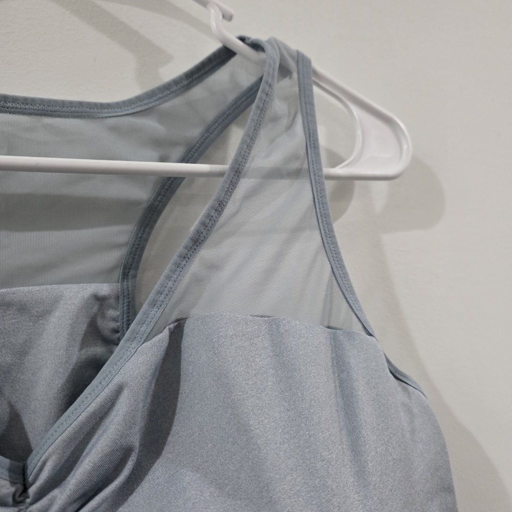 True Womens Sports Bra Size 2X Gray Comfort Padded‎ Wireless - Picture 2 of 4